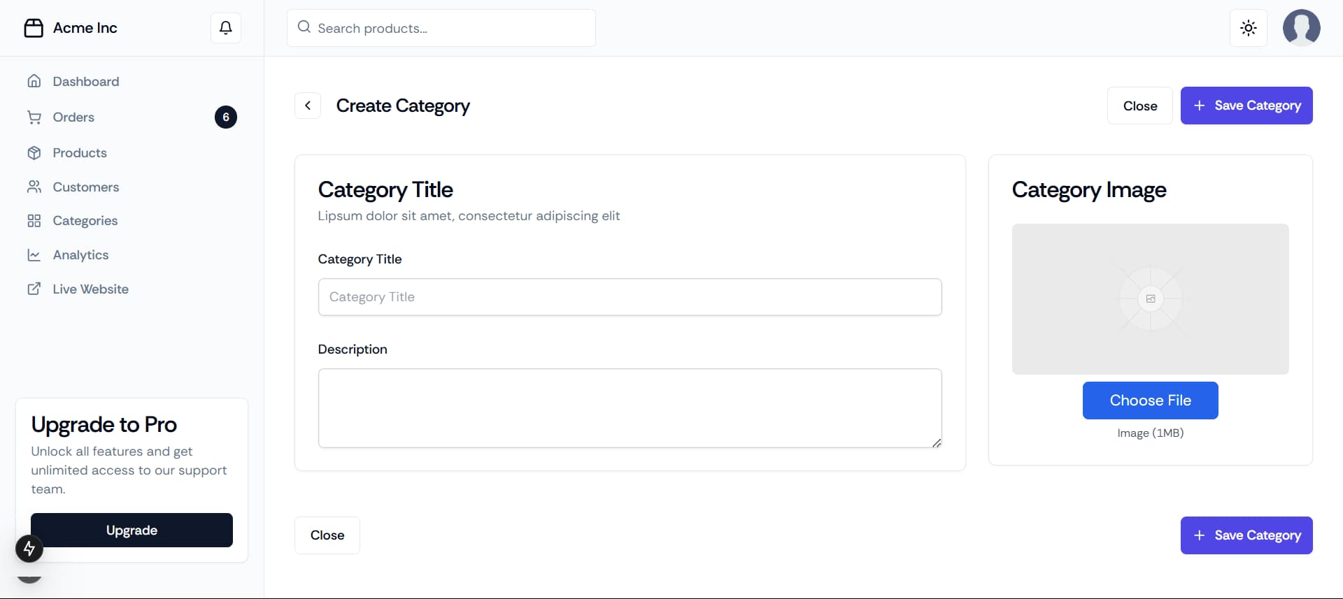 Naara inventory dashboard showing stock and order insights